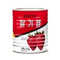 롯데 딸기쨈 3kg 딸기잼, 5개