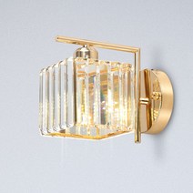 프리즘 벽등 영롱 크리스털 포인트조명, 사각, 4WG95노란빛