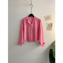 허니제이 / 벵트 오픈 카라 포켓 코튼 셔츠(6color)
