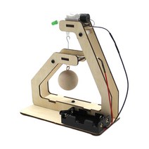나무 EQ 모델 DIY 물리 실험 Seismograph 교육 도구 간단한 과학 키트 장난감