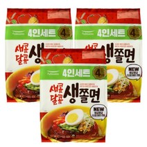 풀무원 새콤달콤 생쫄면 4인 x 3개