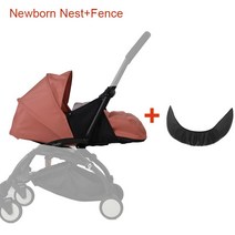 베이비 유모차 액세서리 0 + 신생아 팩 Babyzen Yoyo/Yoyo2/Yoya 0-6M Baby Sleeping Basket 출생 둥지 없음 포함, 08 pinger with fence