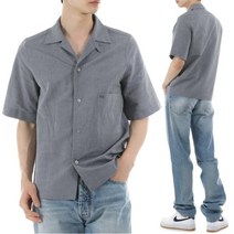 메종 마르지엘라 메종마르지엘라 스티치 린넨 반팔 셔츠 S50DL0507 493