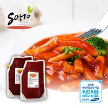 (체인점)소모 떡볶이소스(학교/엽기/신전/국물/양념) -, 5.신천떡볶이 밀키트(가정용)_말랑밀떡팩(1팩/500g