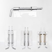 철 아연도금 도어힌지 캐비닛 도어 스프링 플랫 래치, 철M5좌