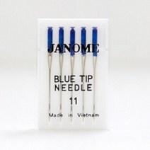 쏘잉갤러리 JANOME 블루팁 바늘 11호