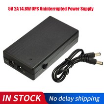 5V 2A 14.8W Hot Uninterrupted Safety Standby Battery Mini UPS Backup Power Supply for Camera Router W, 한개옵션0