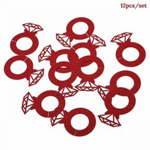 발렌타인데이 러브 하트 모양 라텍스 풍선 장미 곰 선물 장식 웨딩 약혼 신부 핑크 가방, wine glass card