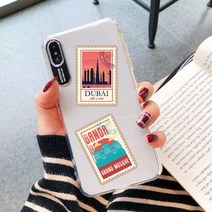 세계 우표 노트북 캐리어 방수 스티커 50장 세트, 본상품선택