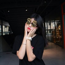 인스타그램 포토존 판넬 보드 인스타포토존 파티 안경 생일 사진 소품 재미있는 공룡 달러 부스 선글라스 카니발 웨딩 장식 용품, 4