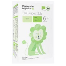 Lowenzahn 뢰벤짠 6개월 이후 아기 베이비 팔로우 온 우유 분유 500g, 1세트