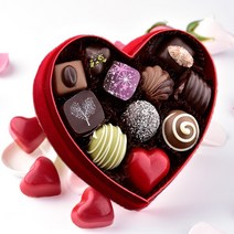 더하트10 수제 초콜릿 발렌타인데이 화이트데이 명품 초콜렛 사탕 선물, 1세트