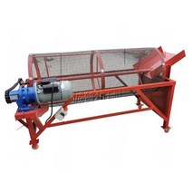회전식 석발기 진동 선별기 원형 드럼 모래 분리기, 220V 2.2KW 드럼 60x150cm