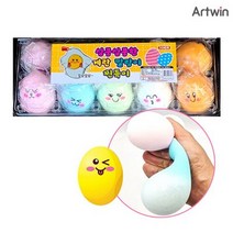 애니토이 심쿵심쿵한 계란 말랑이 찐득이 심쿵란 주물럭 스퀴시 1box