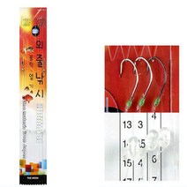 볼락 열기 채비 낚시 바늘 고등어 외줄 낚시 6본 50봉, 1개