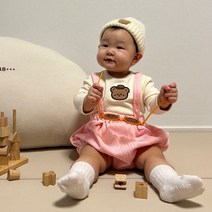 모란 니트블루머세트(모델컷)