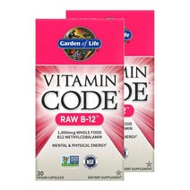 가든 오브 라이프 비타민 코드 로우 B12 30정 2팩