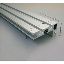 알루미늄레일 액자걸이레일 슬라이딩레일 800mm 알루미늄 프로파일 75mm 높이 T 트랙 목공 작업대 DIY 도구, 01 800mm