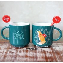 STARBUCKS 스타벅스 홀리데이 그린 여우 머그 296ml, 상세페이지 참조