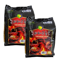 일루몬트 웰빙 바베큐 참숯 캠핑 삼겹살 바베큐 착화탄 2kg, 2개