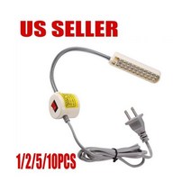 1-10PCS 재봉틀 미싱 Light Gooseneck Working Lamp Magnetic Base 30 LED, 1PC