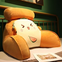 소파쿠션 침대 옆 부드러운 대형 등받이 기숙사 베개 독서, E