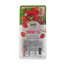 [소담푸드] 뉴뜨레 냉동딸기S 1kg / 중국산 가당딸기 딸기청 드라이아이스포장, 10팩