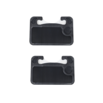 홈리얼 차량 핸들 거치 간이 테이블 2개입, 블랙 2개입