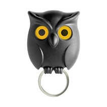 1PCS 올빼미 모양 벽 후크 키 홀더 벽 스티커 열쇠 고리 열쇠 걸이 후크 벽 걸이 후크 부엌 홈 장식, Owl Black
