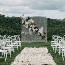 전시 가벽 웨딩 미술 가벽 소품 전시장 판매대 축제, 화이트 1.8m x1.8m