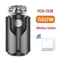 음식물 쓰레기 처리기 스마트 원격 스위치 식품 분쇄기 스테인레스 스틸 분쇄기 주방 용품 쓰레기 처리 재료, 무선 회색, 유럽 ​​연합, Wireless Gray+EU