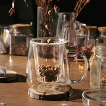 내열 티머그 카페 허브티 찻잔, 300ml 티머그(필터미포함)