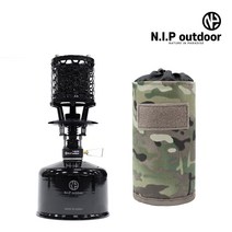 N.I.P 티히터, N.I.P 티히터 블랙 / 카키카모 파우치, 1개