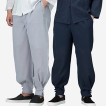 매듭우리옷 MM124_폴리마 쿨링 후크 남자바지 개량한복 생활한복 생활한복(개량한복)