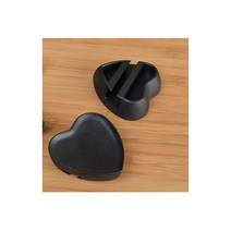 수저받침대에이티브 합금 일본식 젓가락 휴식 전통 베개 하트 모양 스시 홀더 랙 프레임 300 개, Heart