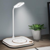 휴대폰 4IN1 무선충전 무드등 스탠드 15W, 삼성기기용 / 화이트