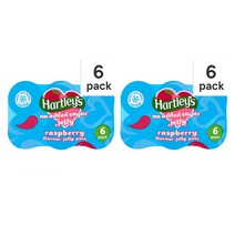 하틀리 노슈가 무설탕 라즈베리 젤리 115g 6개입 x2팩 Hartleys Raspberry Jelly