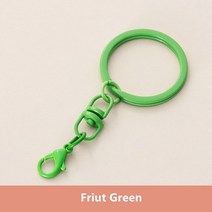 기부반지 캔디 컬러 열쇠 고리 Diy 쥬얼리 제작 용 회전 버클이 있는 랍스터 걸쇠 후크 키 체인 커넥터 액