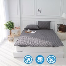 단잠 알러지케어 기능성 방수 패드, 차콜