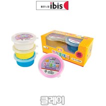 아이비스 3500 4색 젤리클레이/점토놀이/만들기 공예