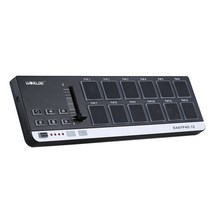 비트메이커 런치 노베이션 패드 worlde easypad.12 전문 미디 컨트롤러 피아노 키보드 드럼 인터페이스 미디 컨트롤러, 없음