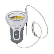 잔류염소측정기 농도 측정 테스터 테스트수질 테스트 미터 수영장 잔류 염소 감지 CL2 PH 센서 펜 수돗물, 한개옵션0