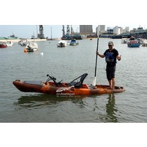 루아낚시 보트 낚시 민물 바다 플라스틱 카약 페달 프로펠러 단일 하드, 3.3m프로펠러페달보트