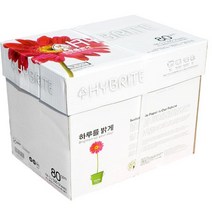 하이브라이트 복사지 a4용지 a4 A4용지 A4 80g 2500매 1BOX 6357ea, 본상품선택