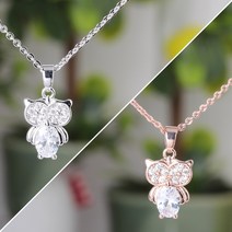 쥬골드 14k GP138행운부엉이 14k목걸이 도금목걸이 패션목걸이 목걸이