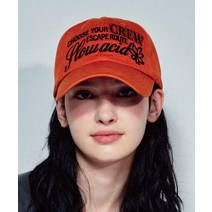 슬로우애시드 CREW 볼캡 모자 오렌지 BALL CAP