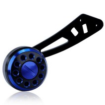 RUKE 새로운 낚시 릴 핸들 낚시 로커 단일 합금 릴 핸들 구멍 크기 8*5 MM Abu 및 Daiwa 용 정장, 파란색 38mm