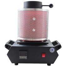 전기 용해로 전기로 소형 고온 가열로 용광로 주물, 레드 3KG 그물 금 용해로 220v