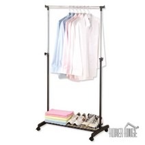 KT 선반 수납식 이동식 1단 행거 옷걸이 식행거, 단품, 단품