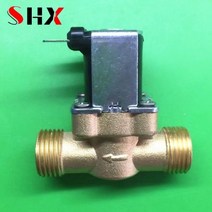 공압솔밸브 G 1/2 '정상 폐쇄 전기 황동 솔레노이드 밸브 마그네틱 스위치 DC 5V 12V 24V 36V 48V AC 110V 220V 태양열 온수, 01 110V_01 Normally closed